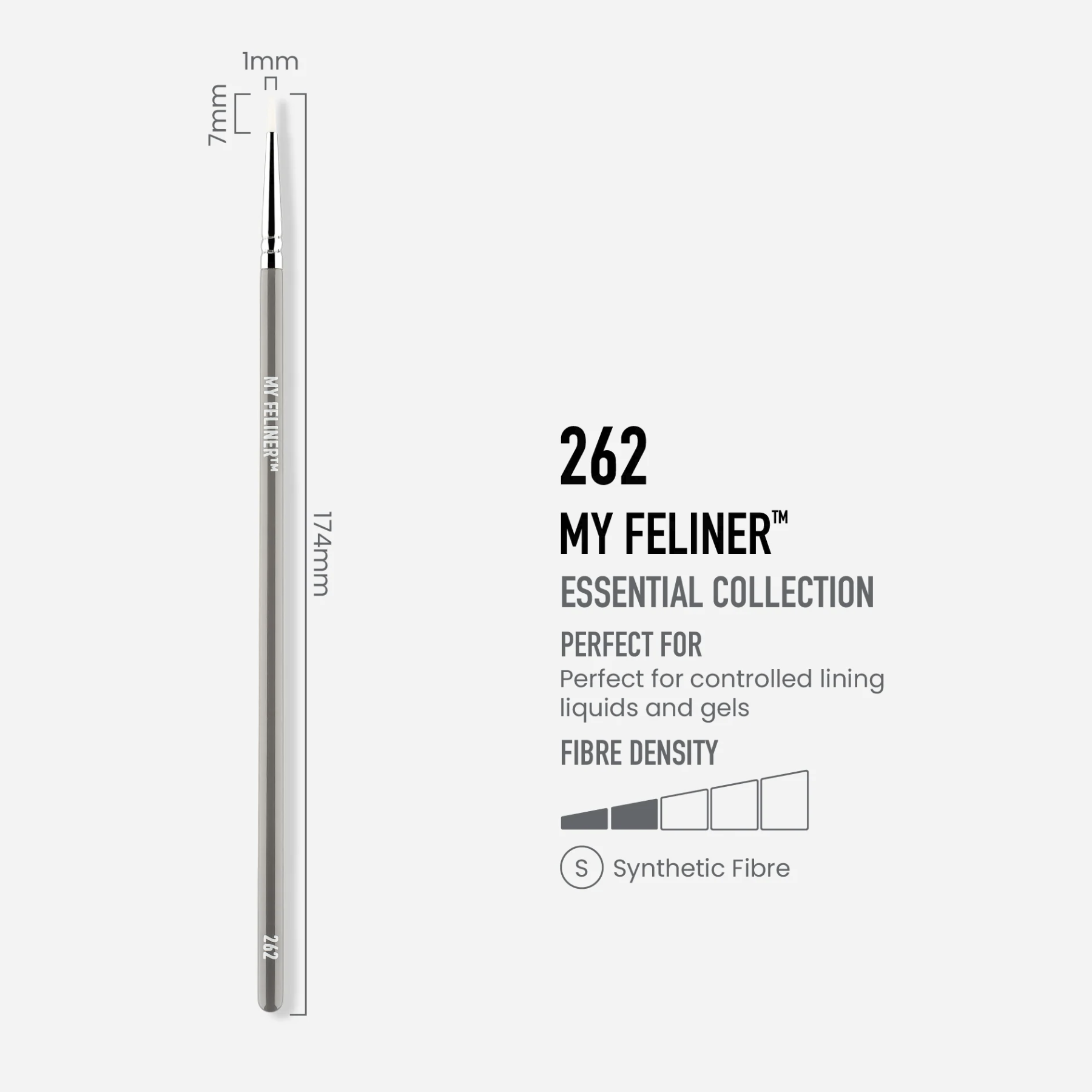 MYKITCO Brush #262 MY FELINER BRUSH