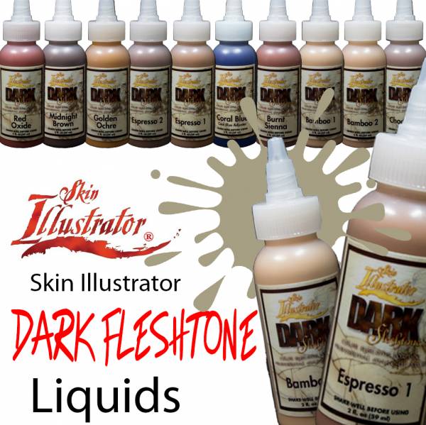Skin Illustrator Dark Fleshtone Liquids 2oz