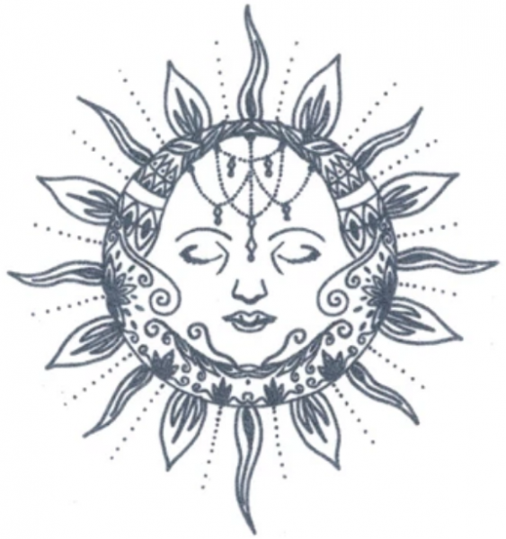 Tattooed Now! Temporary Tattoo - Mandala Sun