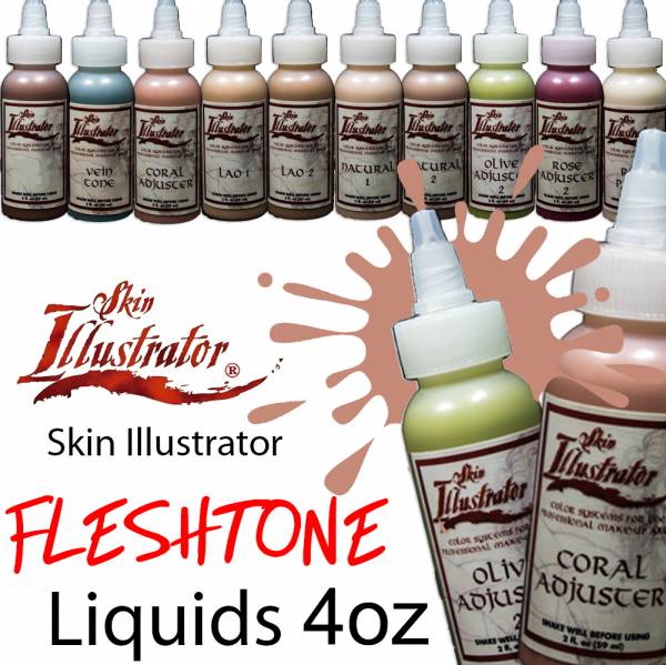 Skin Illustrator Fleshtone Liquids 4oz